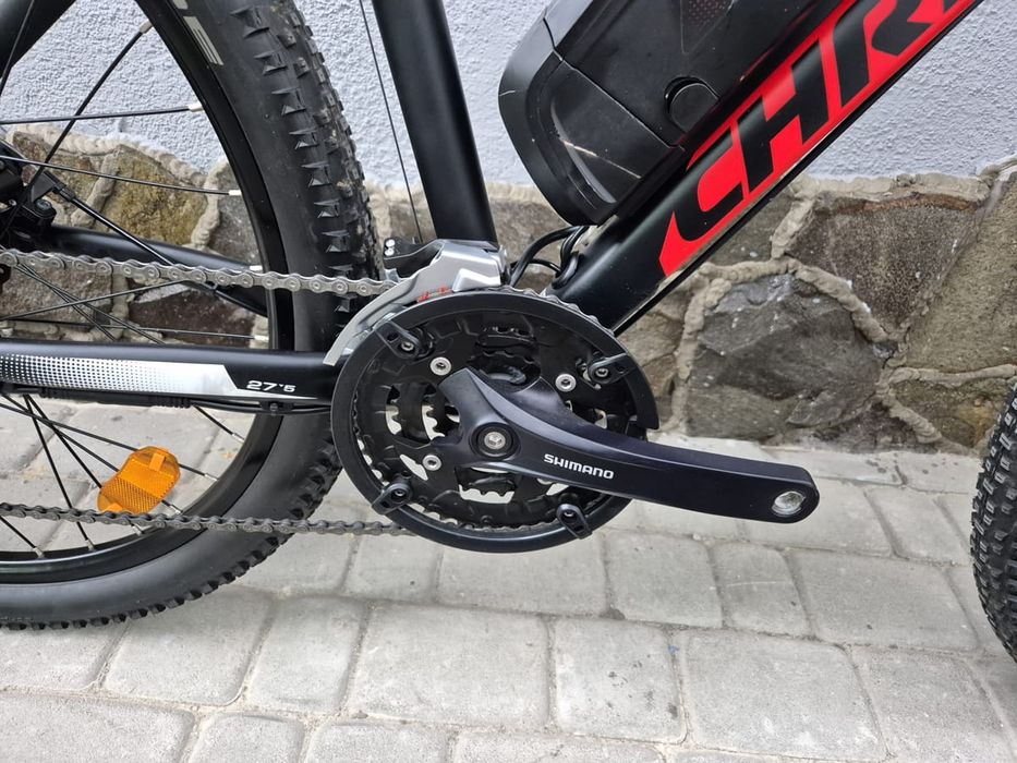 Електровелосипед бу з Європи Chrisson E-Weger 27.5 Black-Red D14