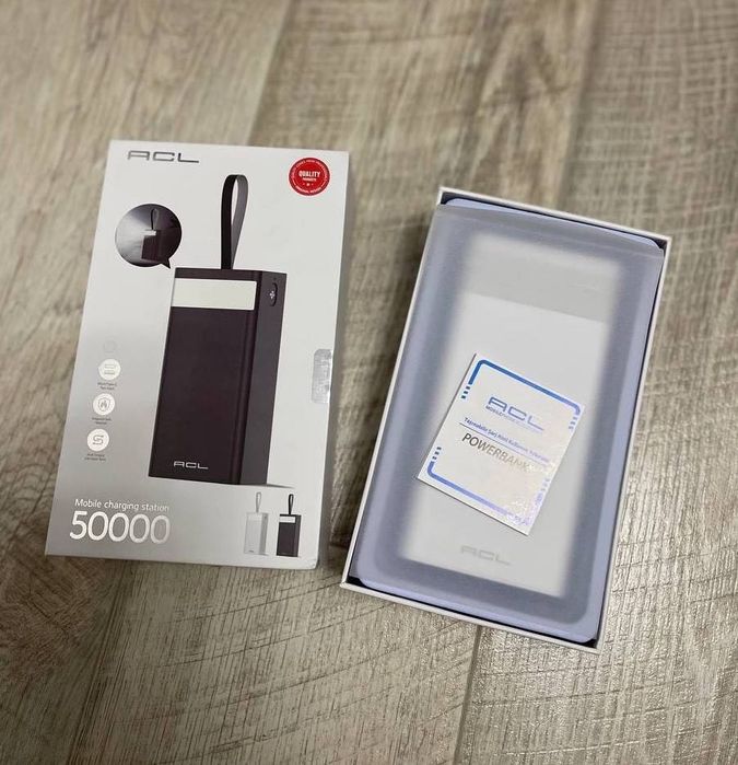 Повербанк 50000mAh PowerBank 50000 Портативная батарея с фонариком