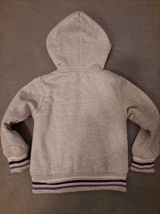 Bluza rozpinana z kapturem / ocieplana - roz. 98/104