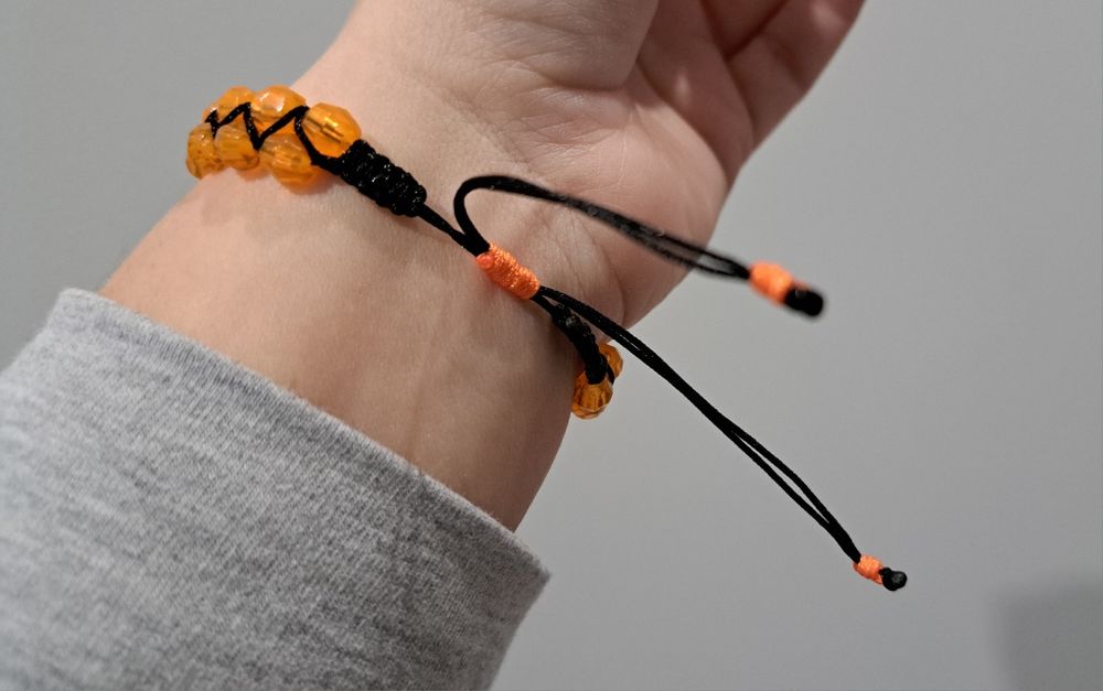 Bransoletka pomaraczowa