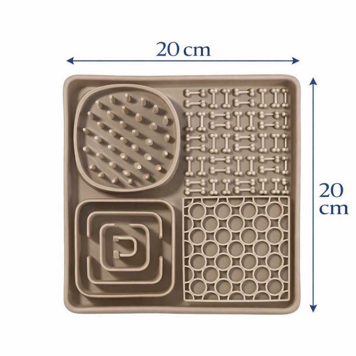 Mata do lizania dla psa/kota 20x20cm - antystresowa , silikonowa