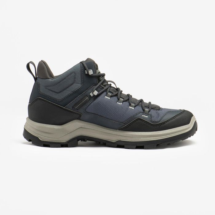 Botas impermeáveis de caminhada homem, MH100 Cinzento
