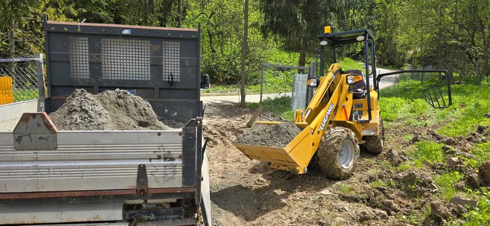 ładowarka E188 2T DMC, łyzka +widły, zamiana