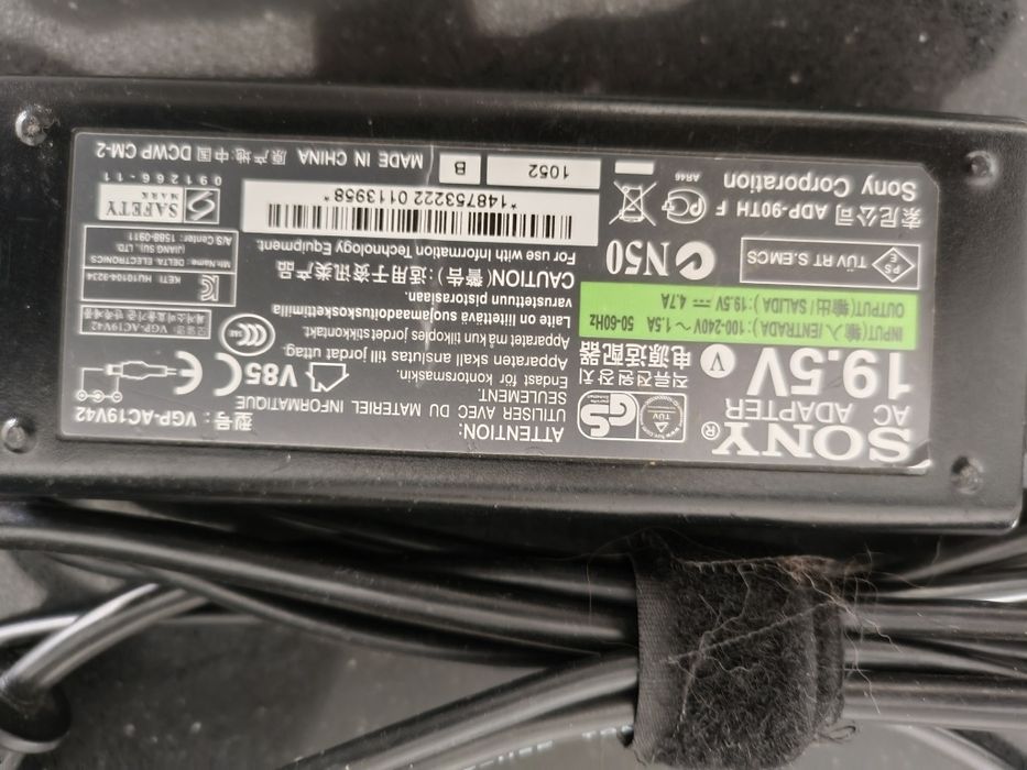 Transformador portátil Sony vaio original