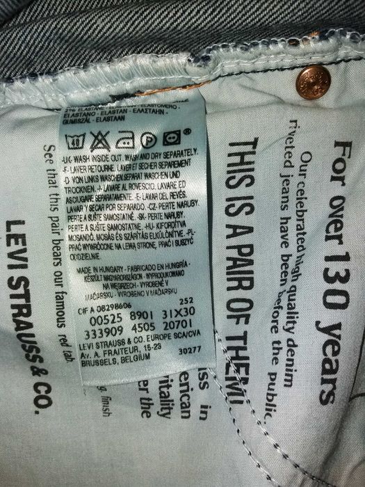 Levi Strauss 525 – чудові оригінальні  джинси розмір  W31 L30