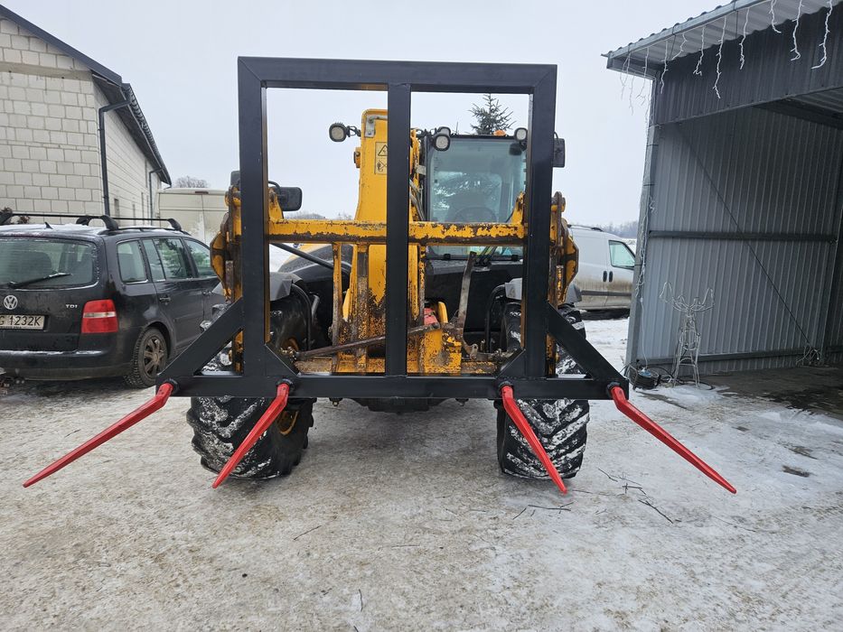 Widły do słomy ładowarka JCB