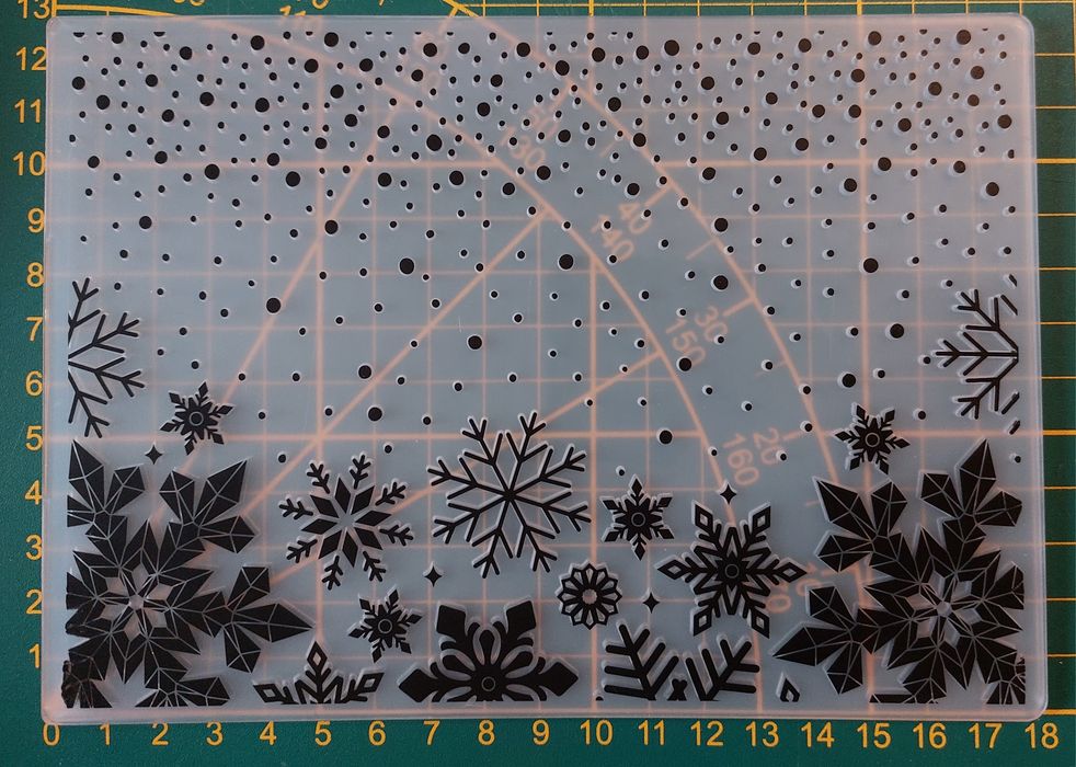 20. Folder duży do embossingu wytłaczania papieru scrapbooking