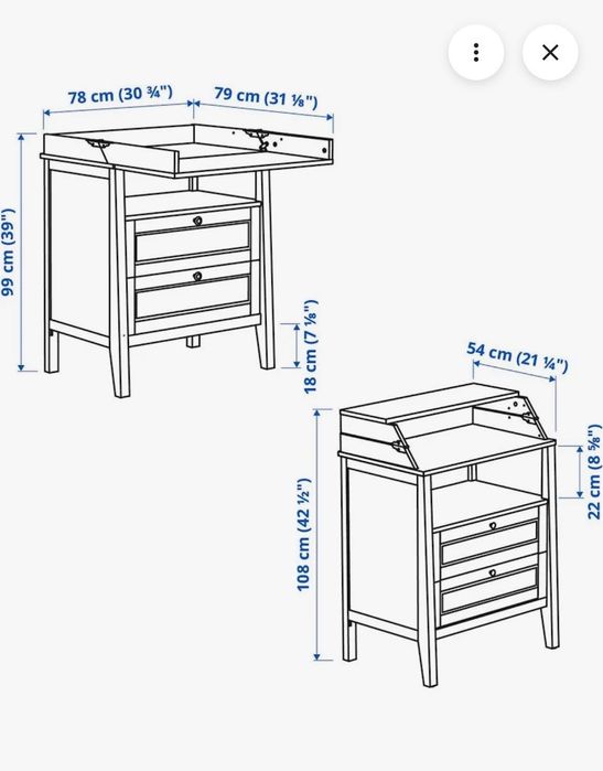 Trocador Sundvik IKEA