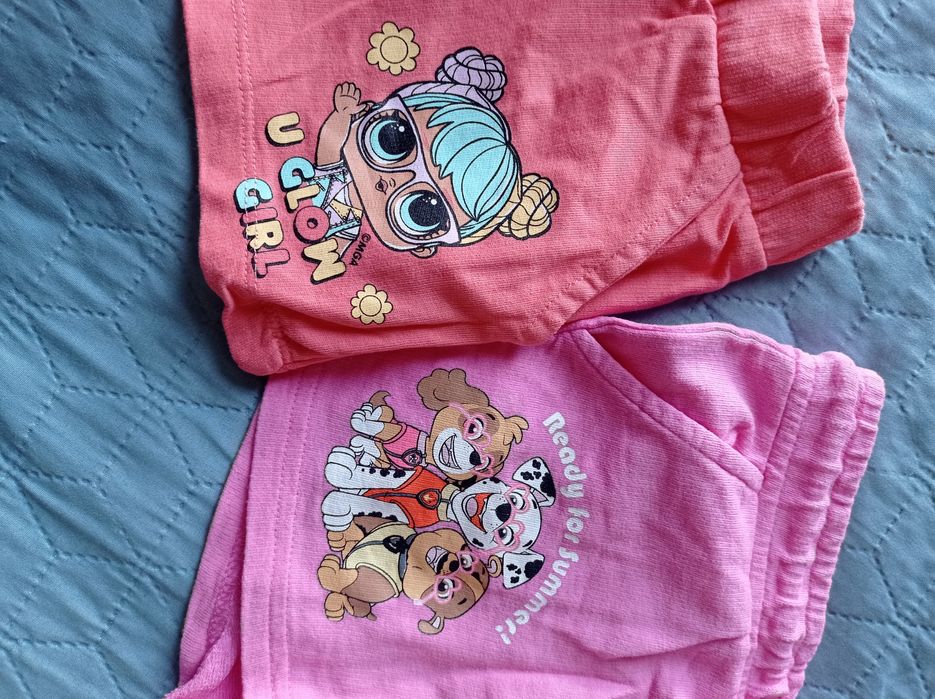 Krótkie spodenki dresowe rozm. 110