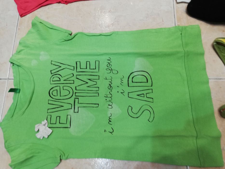 Cada t-shirt 8 anos só