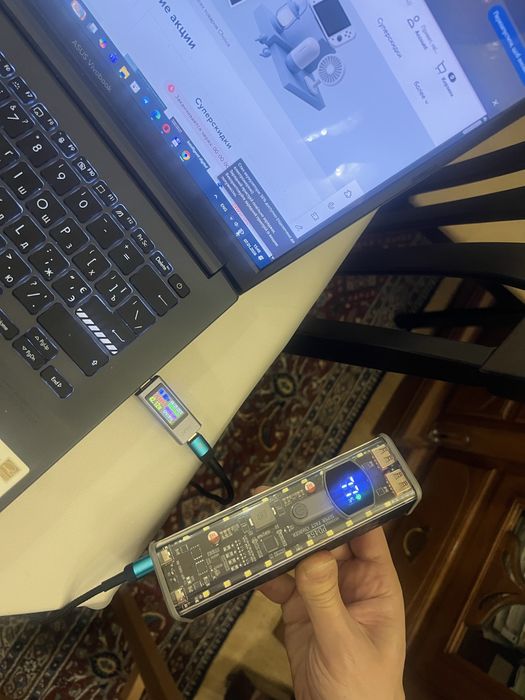 Павербанк powerbank 65w для ноутбука diy корпус