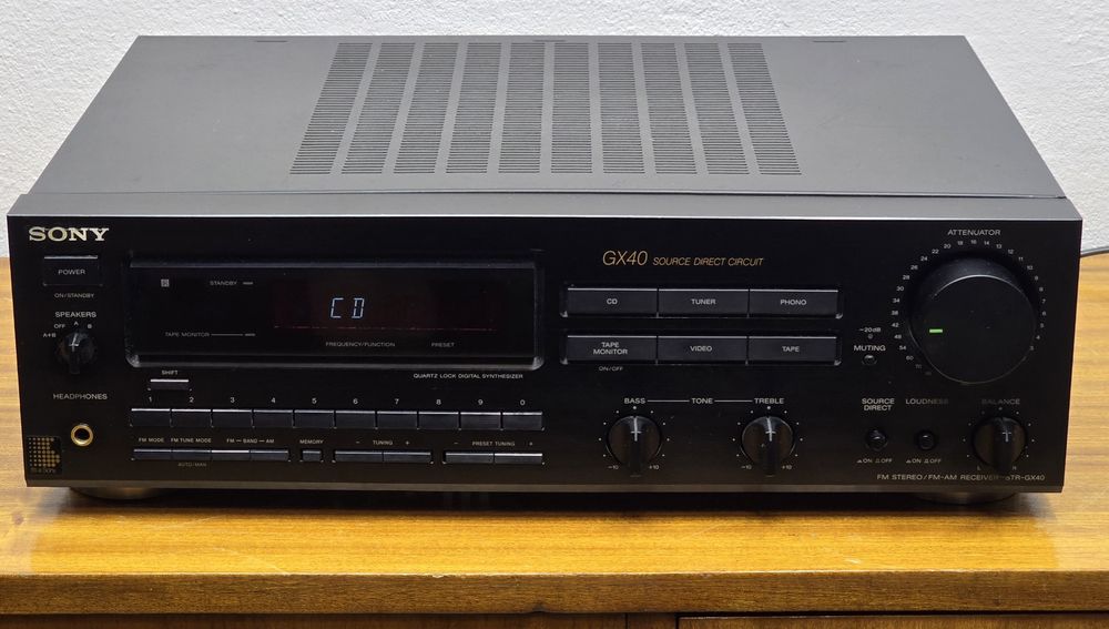 Sony GX 40 Amplituner wzmacniacz stereo 2x65W 4ohm radio