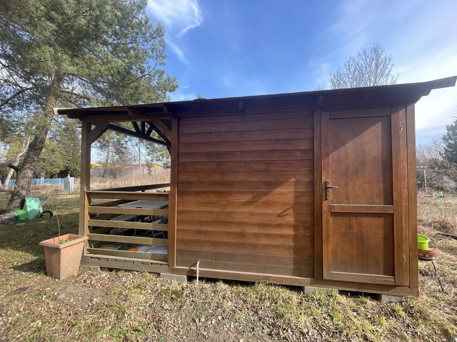 Działka ROD Lotnik ul. Strachowicka koło lotniska 350m