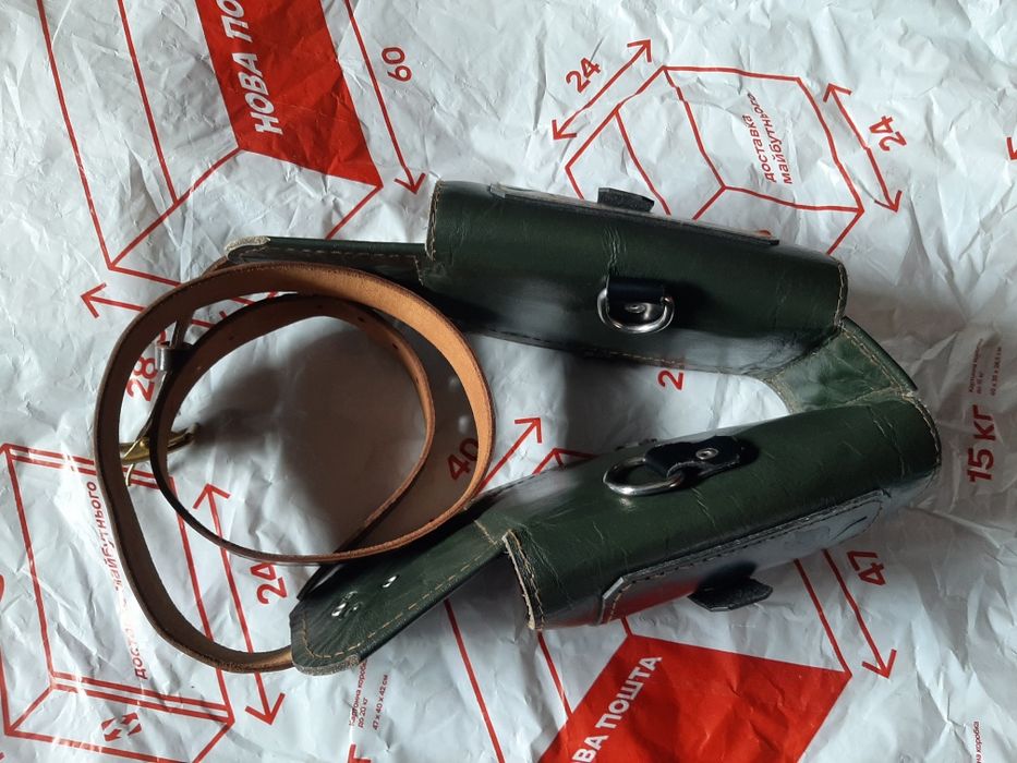 Патронташ кожа,брезент