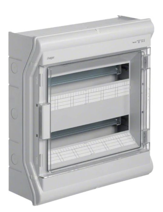 HAGER Rozdzielnica Rozdzielnia natynkowa Vector 2 rzedowa 24 modułów