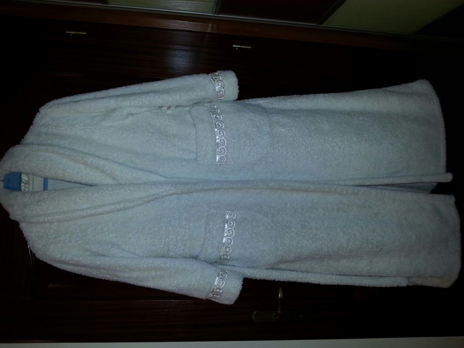 Szlafrok damski 100% bawełna ciepły Femme Fatale r. L - stan bdb