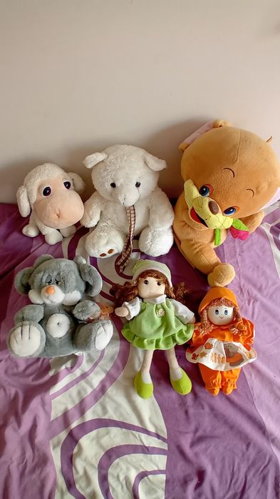 Peluches de vários tamanhos