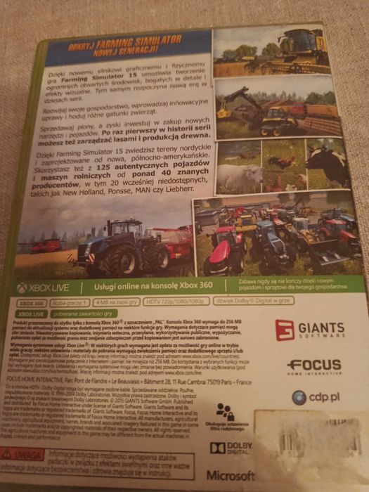 Farming Simulator 15 Xbox 360