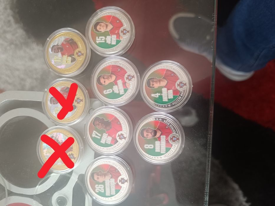 Moedas da seleção