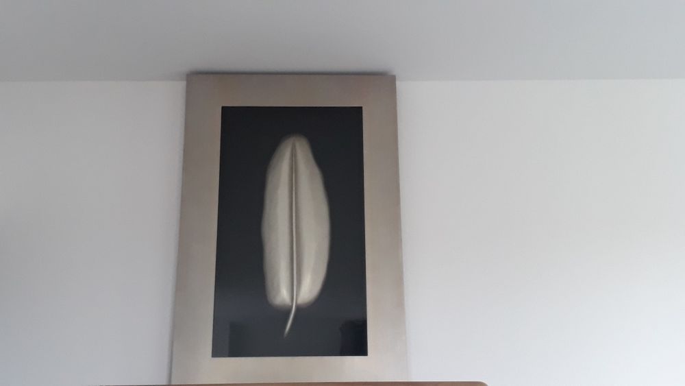 Obraz liść do minimalistycznej i nowoczesnej przestrzeni