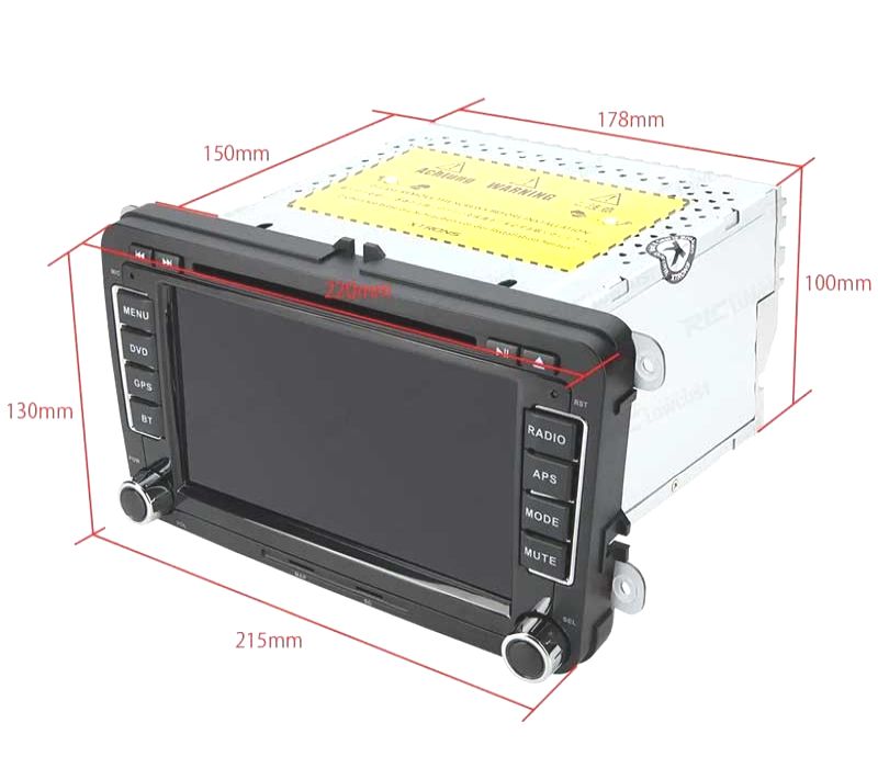 AUTO RADIO GPS ANDROID 13 VOLKSWAGEN VW PARA SEAT SKODA TOURAN 7" USB GPS TACTIL HD