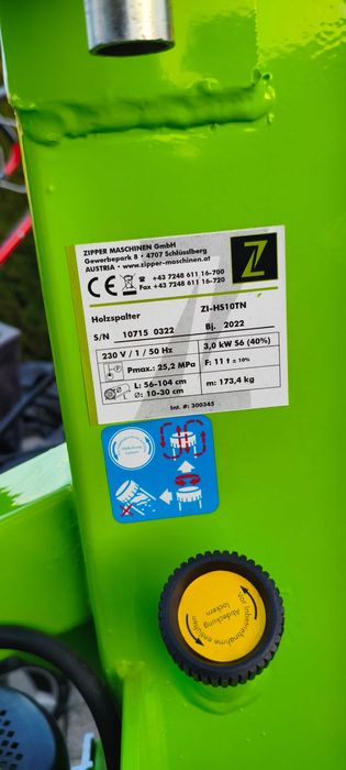 Łuparka do drewna Zipper ZI-HS10TN  -  230V