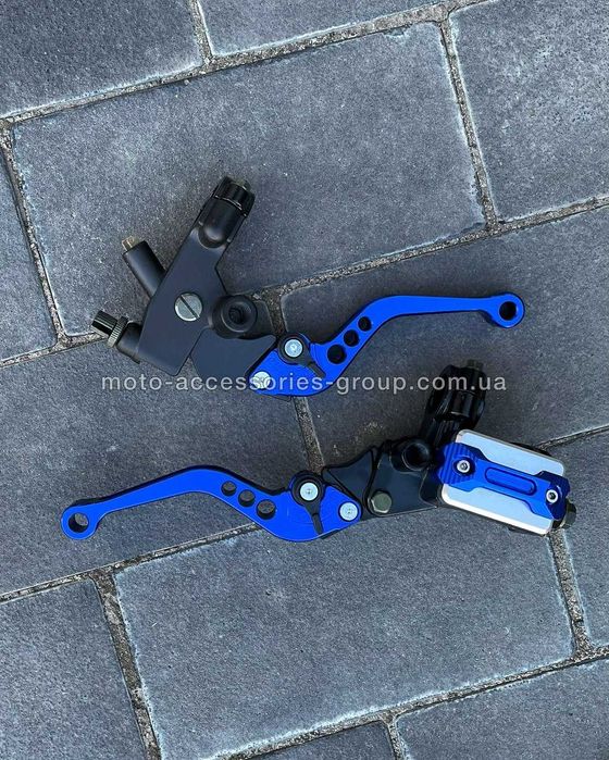 Комплект зчеплення і гальм з регульованими ручками універсальні важелі