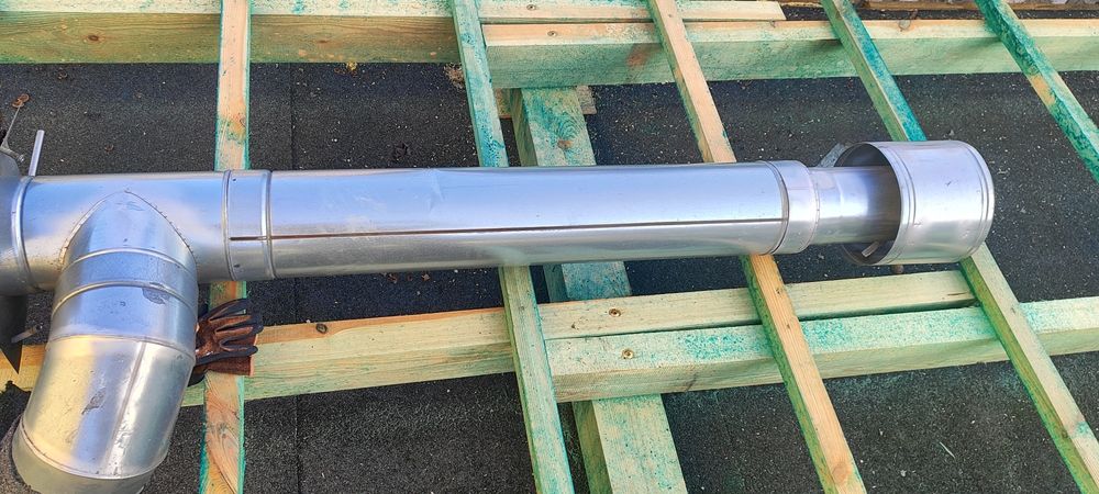 Komin czerpnia wentylacja izolowane