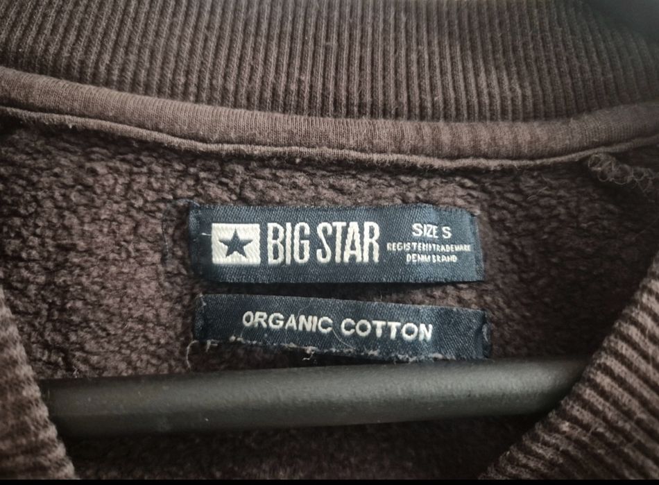 Czekoladowa bluza big star krótka