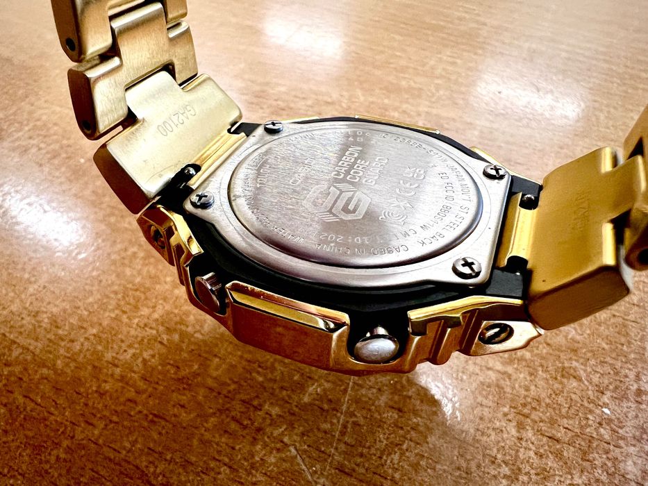Casio G-Shock GA-B2100 Custom Gold Szafir Solar Bluetooth