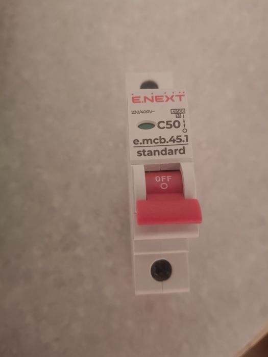 Автоматичний вимикач 50 А ENEXT NOARK
