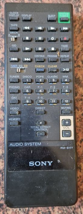 Pilot do wieży hi-fi