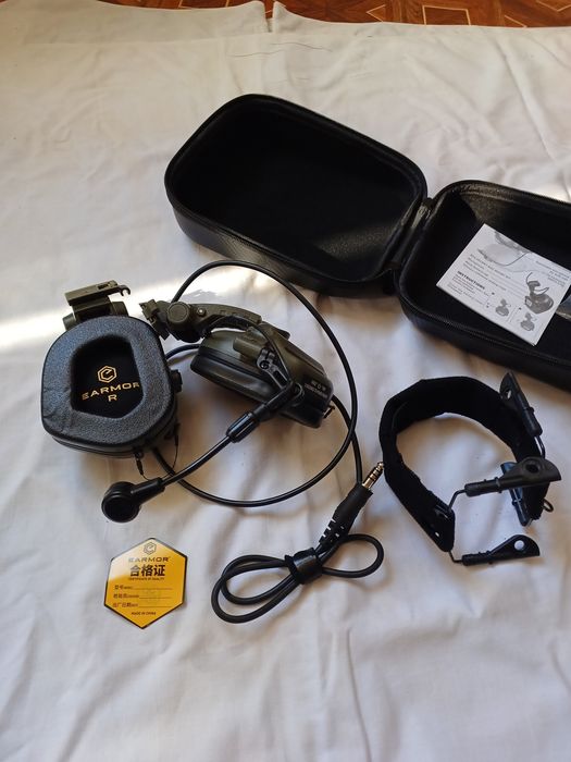 Наушники EARMOR M32X  MilPro Mark3 с "Чебурашками"