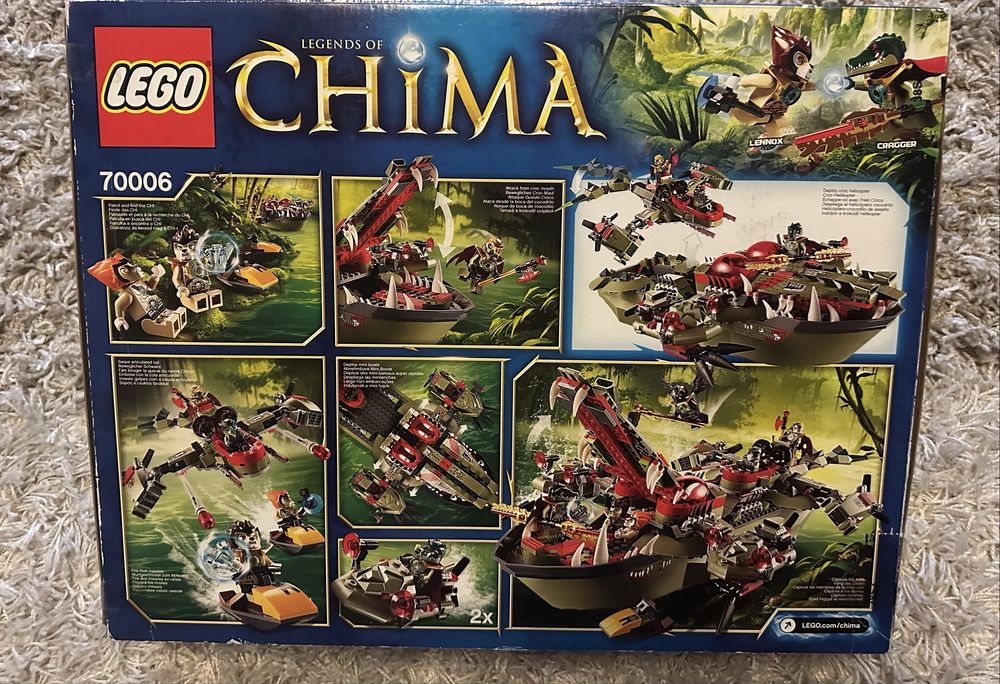 Lego Chima Cragger's Command Ship 70006 оригинальный в новом состоянии