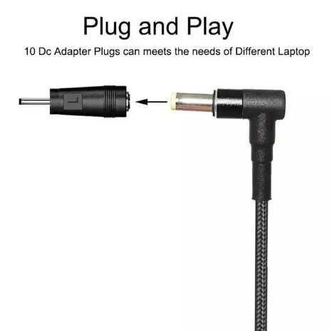 Набір для ноутбука + кабель PD usb-C на DC 5.5*2.5 мм