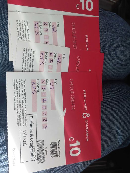 Cheque oferta (gift card) 40€ Perfumes e Companhia