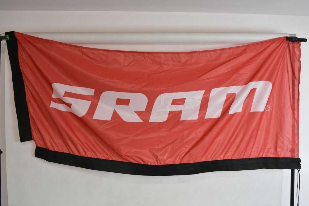 NOWA flaga reklamowa, baner SRAM !