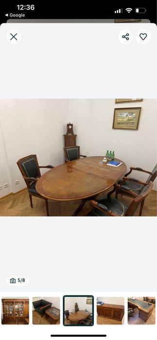 Stół z  6 krzeslami