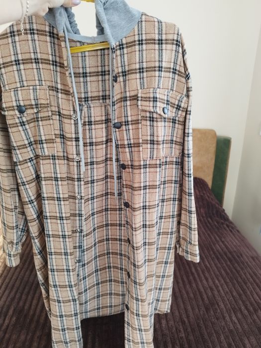 Платье теплое с капюшоном