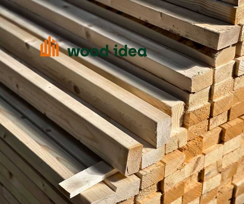 Łata | kantówka | świerk | suszona | strugana | C16 | 38 x 63 mm 4.8 m