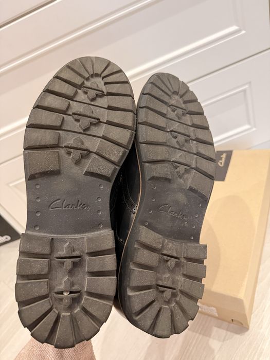 Туфлі напівчеревики чоловічі Clarks шкіра р.46