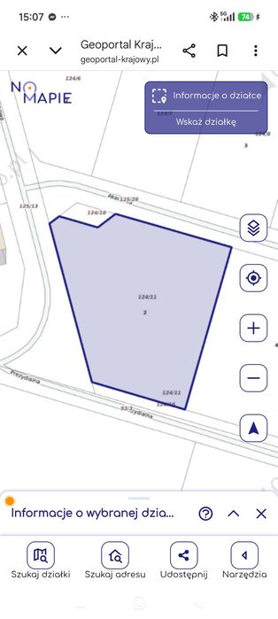 Działka budowlana Rogalin 2714 m2