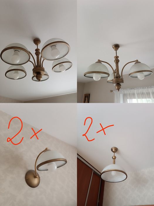 Komplet Lamp  Do Salonu Jak nowe