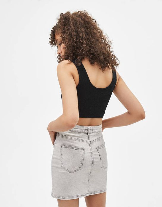 Юбка джинсовая Bershka новая мини размер 36