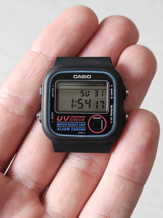 Casio UV-100 z 1987 - NOS - koperta i modul 508 - na czesci