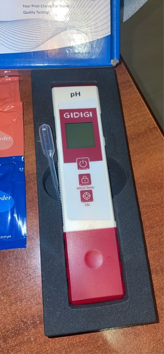 Medidor Digital de pH e Temperatura GIDIGI – Novo