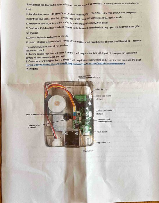 Fechadura elétrica com segredo NOVA