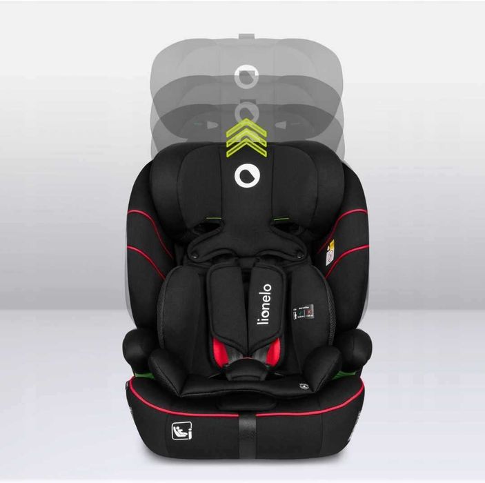 Fotelik Samochodowy 76-150cm 9-36kg Lionelo LEVI I-SIZE