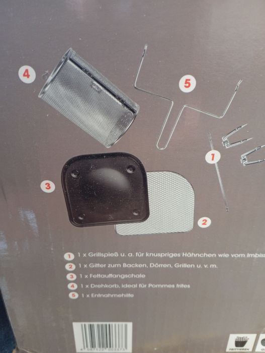 Frytownica frytkownica beztłuszczowa mini piekarnik grill