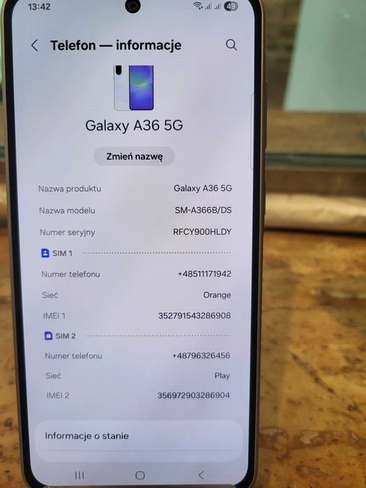 4509/25 Samsung Galaxy A36 5G 6GB/128GB NOWY!!